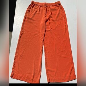 Michael Kors Women's Bright Orange Casual Pants